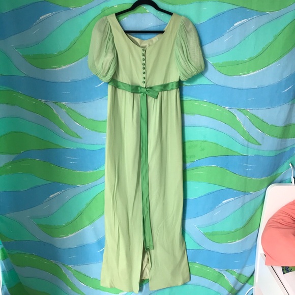 VINTAGE FAIRYTALE PUFF SLEEVE GOWN pastel blogger - Picture 6 of 10